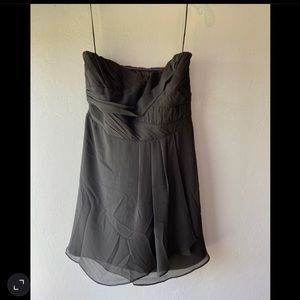 Black strapless Express dress